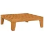 Modular footstool and cream cushion solid acacia wood by vidaXL, Modular outdoor sofas - Ref: Foro24-312152, Price: 89,04 €, ...