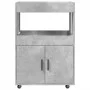 Carrito de bar madera de ingeniería gris hormigón 60x39,5x89 cm de , Aparadores - Ref: Foro24-848272, Precio: 101,08 €, Descu...