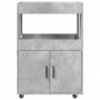 Carrito de bar madera de ingeniería gris hormigón 60x39,5x89 cm by , Sideboards - Ref: Foro24-848272, Price: 105,10 €, Discou...