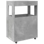 Carrito de bar madera de ingeniería gris hormigón 60x39,5x89 cm de , Aparadores - Ref: Foro24-848272, Precio: 101,08 €, Descu...
