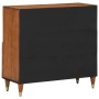 Armario auxiliar madera maciza de mango 80x33x75 cm by , Sideboards - Ref: Foro24-358311, Price: 126,70 €, Discount: %