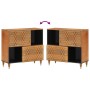 Armario auxiliar madera maciza de mango 80x33x75 cm by , Sideboards - Ref: Foro24-358311, Price: 126,70 €, Discount: %
