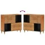 Massivholz-Nebenschrank aus Mangoholz 80x33x75 cm von , Sideboards - Ref: Foro24-358311, Preis: 124,73 €, Rabatt: %