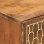 Massivholz-Nebenschrank aus Mangoholz 80x33x75 cm von , Sideboards - Ref: Foro24-358311, Preis: 124,73 €, Rabatt: %