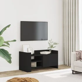 Mueble de TV madera de ingeniería negro 80x35x40 cm by , TV Furniture - Ref: Foro24-848368, Price: 50,80 €, Discount: %