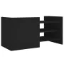 TV-Möbel aus schwarzem Ingenieurholz 80x35x40 cm von , TV-Möbel - Ref: Foro24-848368, Preis: 50,80 €, Rabatt: %