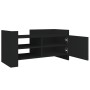 TV-Möbel aus schwarzem Ingenieurholz 80x35x40 cm von , TV-Möbel - Ref: Foro24-848368, Preis: 51,45 €, Rabatt: %