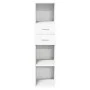 Aparador alto madera de ingeniería blanco 30x42,5x124 cm by , Sideboards - Ref: Foro24-846152, Price: 65,91 €, Discount: %