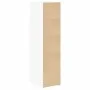 Aparador alto madera de ingeniería blanco 30x42,5x124 cm by , Sideboards - Ref: Foro24-846152, Price: 65,91 €, Discount: %