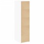 Aparador alto madera de ingeniería blanco 30x42,5x124 cm by , Sideboards - Ref: Foro24-846152, Price: 66,72 €, Discount: %