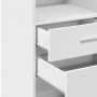 Hoher Schrank aus weißem Ingenieurholz 30x42,5x124 cm von , Sideboards - Ref: Foro24-846152, Preis: 66,72 €, Rabatt: %