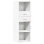 Hoher Schrank aus weißem Ingenieurholz 40x42,5x124 cm von , Sideboards - Ref: Foro24-846159, Preis: 75,27 €, Rabatt: %