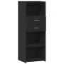 Aparador alto madera de ingeniería negro 45x42,5x124 cm de , Aparadores - Ref: Foro24-846167, Precio: 79,32 €, Descuento: %