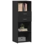Aparador alto madera de ingeniería negro 45x42,5x124 cm de , Aparadores - Ref: Foro24-846167, Precio: 79,32 €, Descuento: %