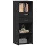 Aparador alto madera de ingeniería negro 45x42,5x124 cm by , Sideboards - Ref: Foro24-846167, Price: 80,39 €, Discount: %