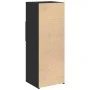Aparador alto madera de ingeniería negro 45x42,5x124 cm de , Aparadores - Ref: Foro24-846167, Precio: 79,32 €, Descuento: %