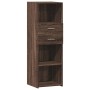 Aparador alto madera de ingeniería marrón roble 40x42,5x124 cm by , Sideboards - Ref: Foro24-846165, Price: 68,20 €, Discount: %