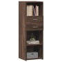 Aparador alto madera de ingeniería marrón roble 40x42,5x124 cm by , Sideboards - Ref: Foro24-846165, Price: 68,20 €, Discount: %