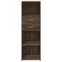 Aparador alto madera de ingeniería marrón roble 40x42,5x124 cm by , Sideboards - Ref: Foro24-846165, Price: 68,20 €, Discount: %
