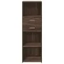 Hoher Schrank aus braunem Eichenfurnierholz 40x42,5x124 cm. von , Sideboards - Ref: Foro24-846165, Preis: 67,37 €, Rabatt: %