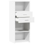 Aparador alto madera de ingeniería blanco 50x42,5x124 cm by , Sideboards - Ref: Foro24-846173, Price: 84,23 €, Discount: %