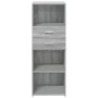 Aparador alto madera de ingeniería gris Sonoma 45x42,5x124 cm de , Aparadores - Ref: Foro24-846171, Precio: 81,12 €