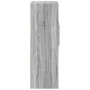 Aparador alto madera de ingeniería gris Sonoma 45x42,5x124 cm de , Aparadores - Ref: Foro24-846171, Precio: 77,80 €, Descuent...