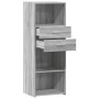 Aparador alto madera de ingeniería gris Sonoma 45x42,5x124 cm by , Sideboards - Ref: Foro24-846171, Price: 78,82 €, Discount: %