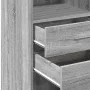 Aparador alto madera de ingeniería gris Sonoma 45x42,5x124 cm de , Aparadores - Ref: Foro24-846171, Precio: 77,80 €, Descuent...