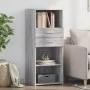 Aparador alto madera de ingeniería gris Sonoma 50x42,5x124 cm von , Sideboards - Ref: Foro24-846178, Preis: 80,19 €, Rabatt: %