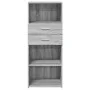 Aparador alto madera de ingeniería gris Sonoma 50x42,5x124 cm von , Sideboards - Ref: Foro24-846178, Preis: 80,19 €, Rabatt: %