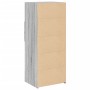 Aparador alto madera de ingeniería gris Sonoma 50x42,5x124 cm by , Sideboards - Ref: Foro24-846178, Price: 81,37 €, Discount: %