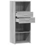 Aparador alto madera de ingeniería gris Sonoma 50x42,5x124 cm von , Sideboards - Ref: Foro24-846178, Preis: 80,19 €, Rabatt: %