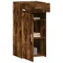 Aparador madera de ingeniería roble ahumado 45x42,5x93 cm by , Sideboards - Ref: Foro24-846289, Price: 76,19 €, Discount: %
