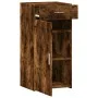 Aparador madera de ingeniería roble ahumado 45x42,5x93 cm by , Sideboards - Ref: Foro24-846289, Price: 76,19 €, Discount: %