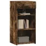 Aparador madera de ingeniería roble ahumado 45x42,5x93 cm by , Sideboards - Ref: Foro24-846324, Price: 57,64 €, Discount: %
