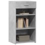 Aparador de madera de ingeniería gris hormigón 50x42,5x93 cm de , Aparadores - Ref: Foro24-846330, Precio: 62,75 €, Descuento: %