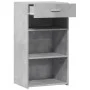 Aparador de madera de ingeniería gris hormigón 50x42,5x93 cm von , Sideboards - Ref: Foro24-846330, Preis: 62,07 €, Rabatt: %