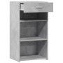 Aparador de madera de ingeniería gris hormigón 50x42,5x93 cm de , Aparadores - Ref: Foro24-846330, Precio: 62,75 €, Descuento: %