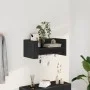 Estante de pared madera de ingeniería negro 70,5x35x30,5 cm by , Shelves and shelves - Ref: Foro24-848452, Price: 33,83 €, Di...