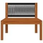 Garden furniture 2 pieces with cushions solid acacia wood by vidaXL, Modular outdoor sofas - Ref: Foro24-312426, Price: 220,6...
