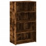 Aparador alto madera de ingeniería roble ahumado 70x41x124 cm by , Sideboards - Ref: Foro24-846408, Price: 79,45 €, Discount: %