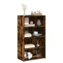 Aparador alto madera de ingeniería roble ahumado 70x41x124 cm by , Sideboards - Ref: Foro24-846408, Price: 78,35 €, Discount: %