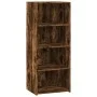 Aparador alto madera de ingeniería roble ahumado 50x41x124 cm by , Sideboards - Ref: Foro24-846401, Price: 70,86 €, Discount: %