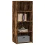 Aparador alto madera de ingeniería roble ahumado 50x41x124 cm by , Sideboards - Ref: Foro24-846401, Price: 70,86 €, Discount: %
