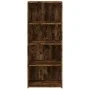 Aparador alto madera de ingeniería roble ahumado 50x41x124 cm by , Sideboards - Ref: Foro24-846401, Price: 70,86 €, Discount: %
