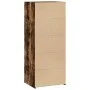 Aparador alto madera de ingeniería roble ahumado 50x41x124 cm by , Sideboards - Ref: Foro24-846401, Price: 70,86 €, Discount: %