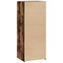 Aparador alto madera de ingeniería roble ahumado 50x41x124 cm by , Sideboards - Ref: Foro24-846401, Price: 71,84 €, Discount: %