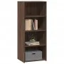 Aparador alto madera de ingeniería marrón roble 50x41x124 cm by , Sideboards - Ref: Foro24-846403, Price: 80,22 €, Discount: %