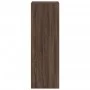 Aparador alto madera de ingeniería marrón roble 50x41x124 cm by , Sideboards - Ref: Foro24-846403, Price: 80,22 €, Discount: %